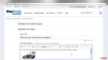 Miniatura ProProfs Quiz Maker