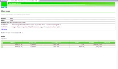 Miniatura DATEV Data Analysis